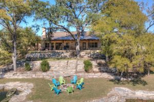 A vacation rental with plenty of outdoor room like this one is perfect for a Texas summer vacation. 
